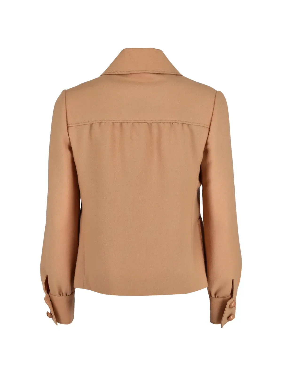 Pierre Cardin Pre-Owned ウール パフスリーブ ジャケット - 画像2