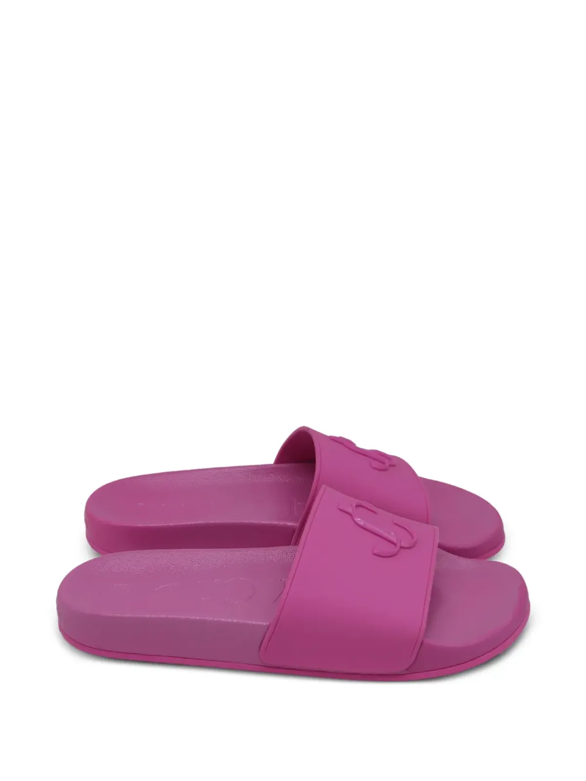 Jimmy Choo Pre-Owned Port F pool slides - Pink - 画像2