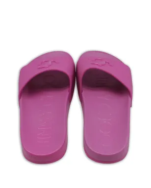 Jimmy Choo Pre-Owned Port F pool slides - Pink - サムネイル3