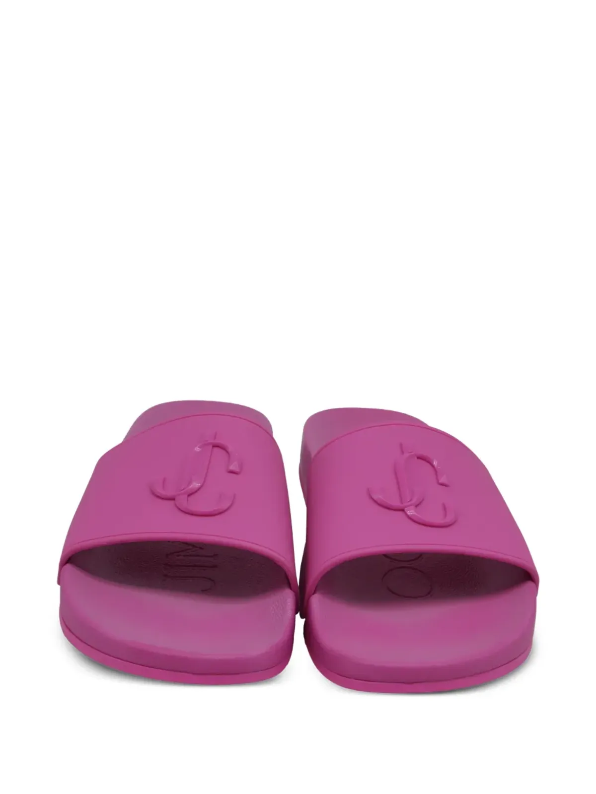 Jimmy Choo Pre-Owned Port F pool slides - Pink - 画像4
