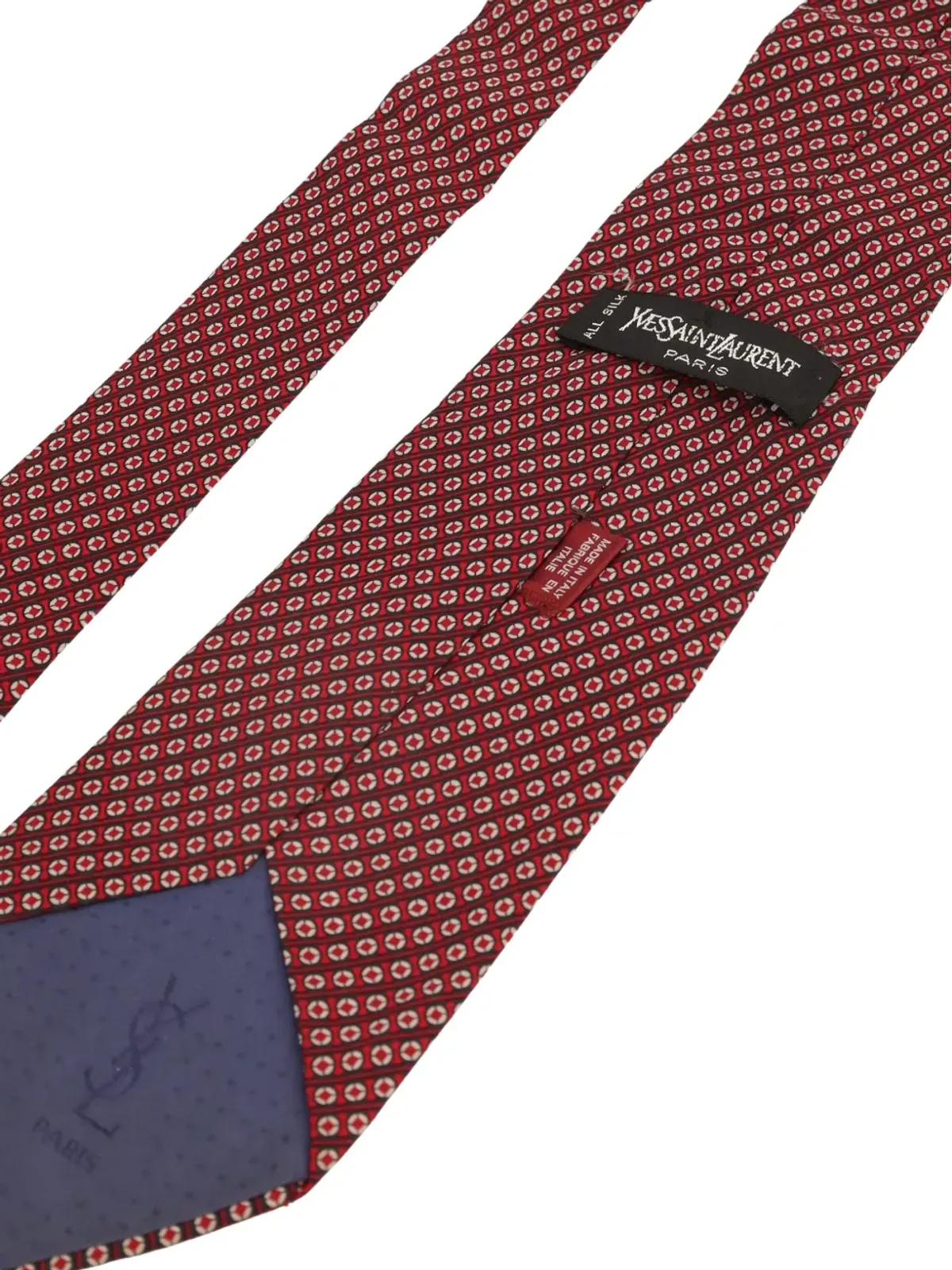 Saint Laurent Pre-Owned 柄入りシルクタイ - 画像3