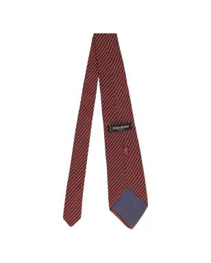 Saint Laurent Pre-Owned 柄入りシルクタイ - サムネイル4