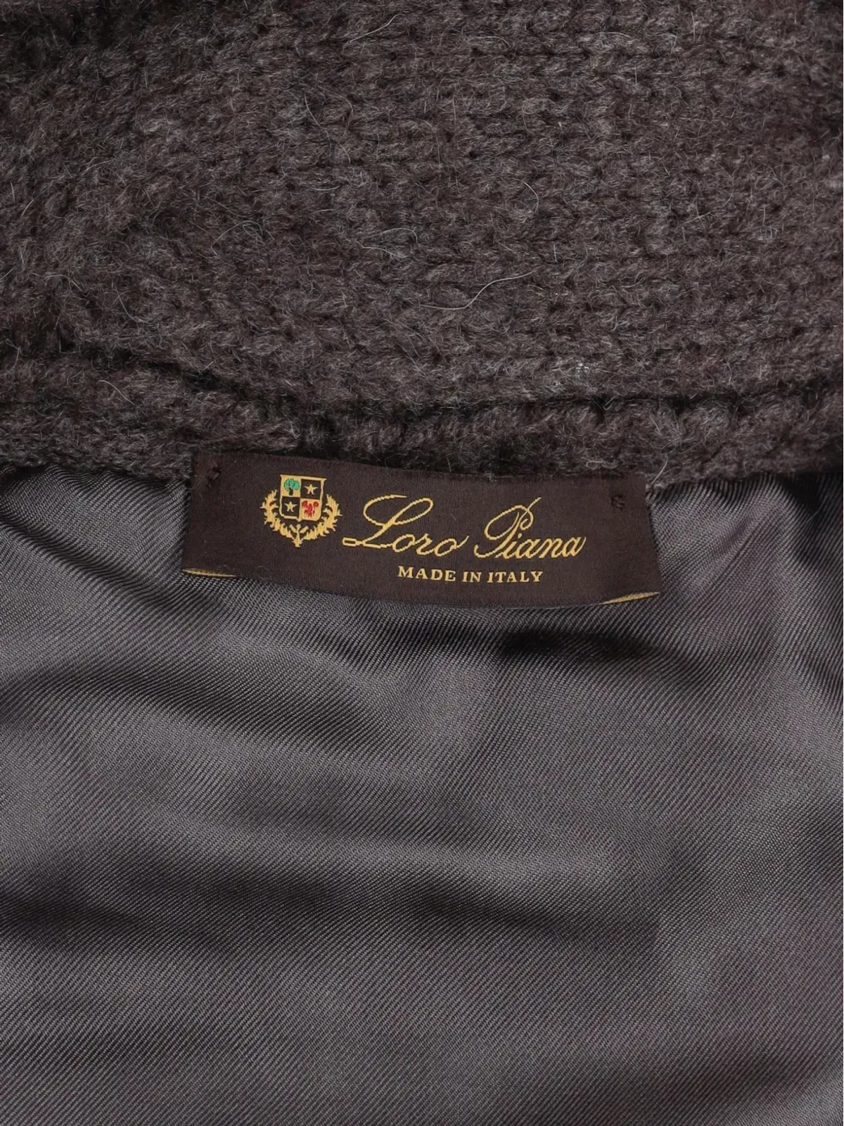 Loro Piana Pre-Owned 厚手ケーブルニットカーディガン - 画像5
