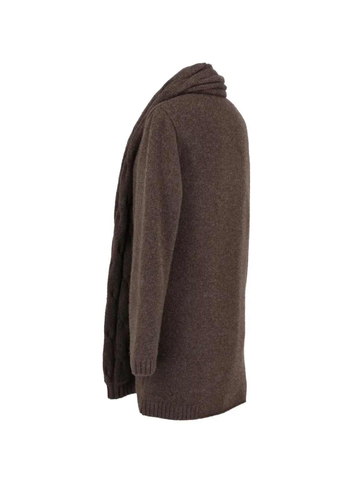 Loro Piana Pre-Owned 厚手ケーブルニットカーディガン - 画像3