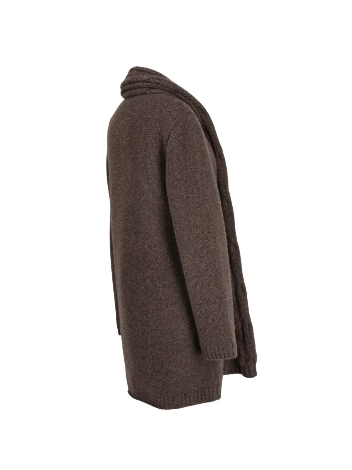Loro Piana Pre-Owned 厚手ケーブルニットカーディガン - 画像4