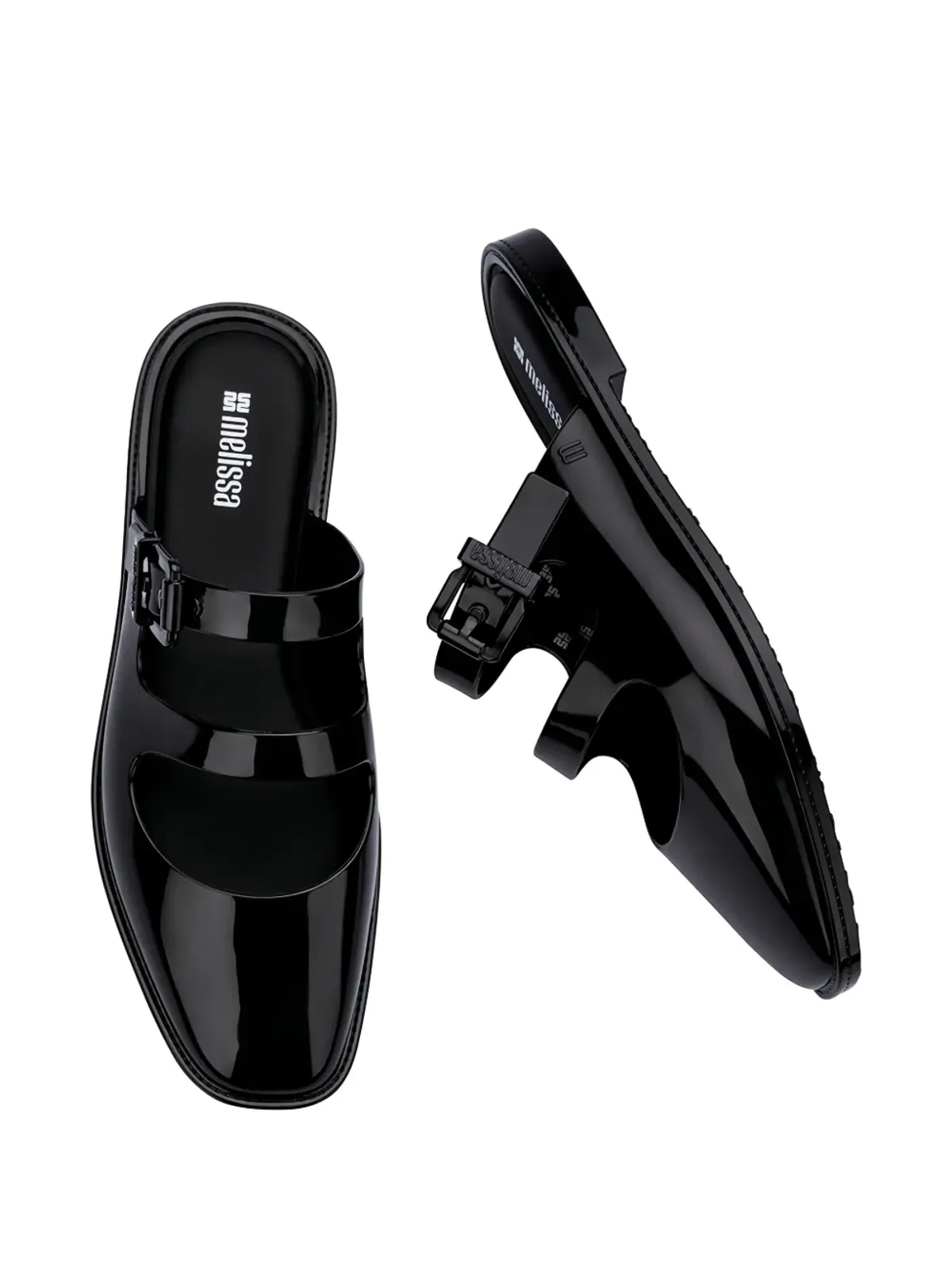 Melissa アナスタシア バックルストラップ フラットミュール - 画像5