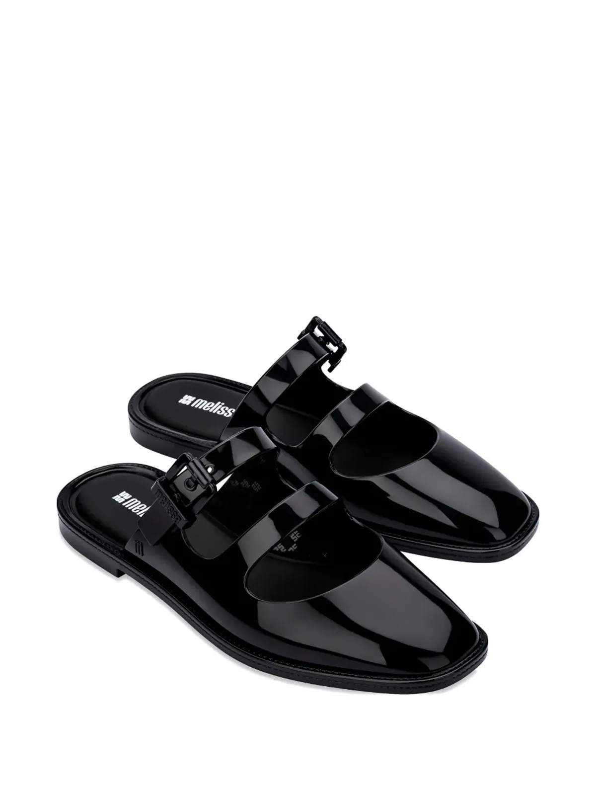 Melissa アナスタシア バックルストラップ フラットミュール - 画像2