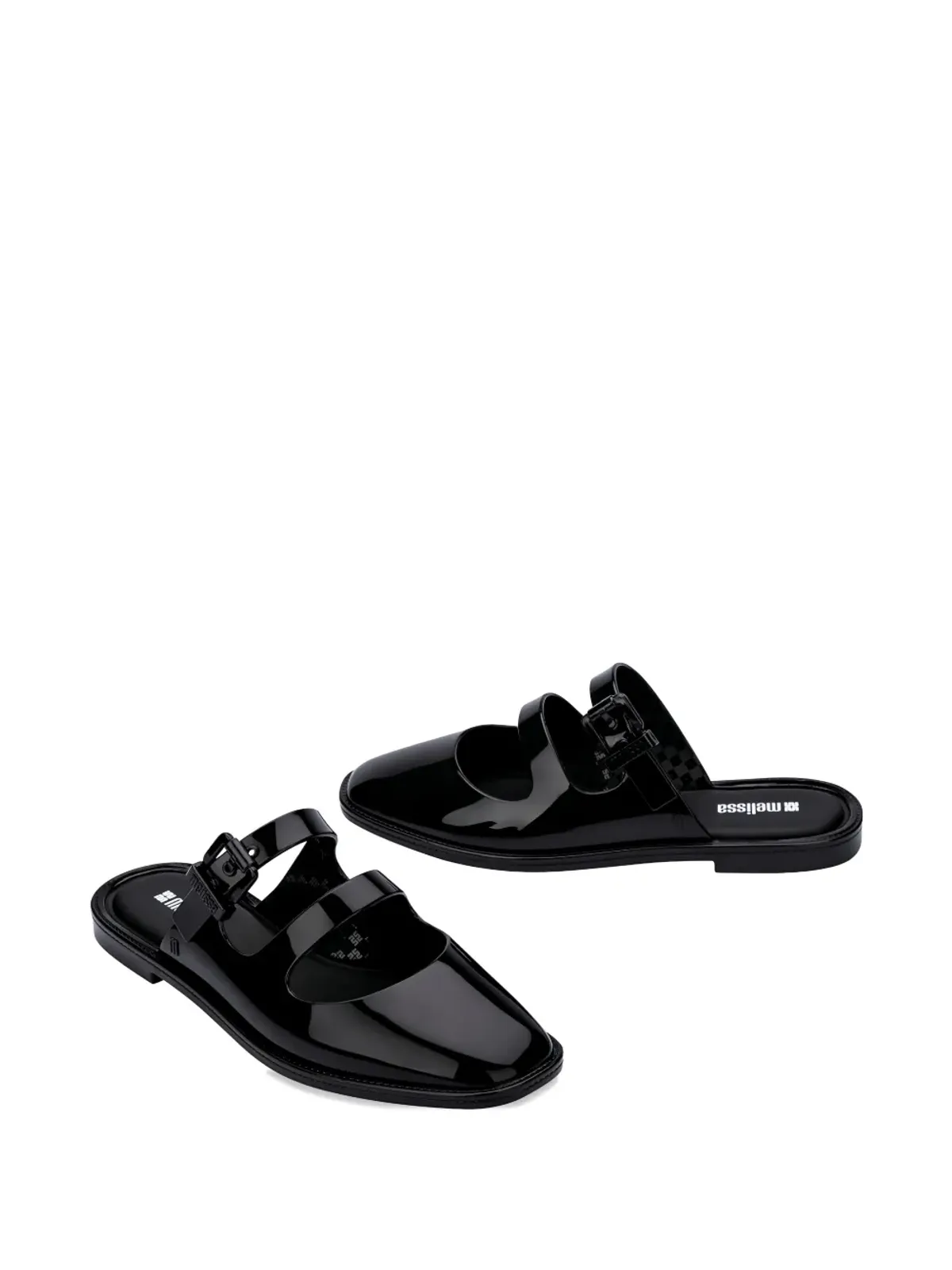 Melissa アナスタシア バックルストラップ フラットミュール - 画像4