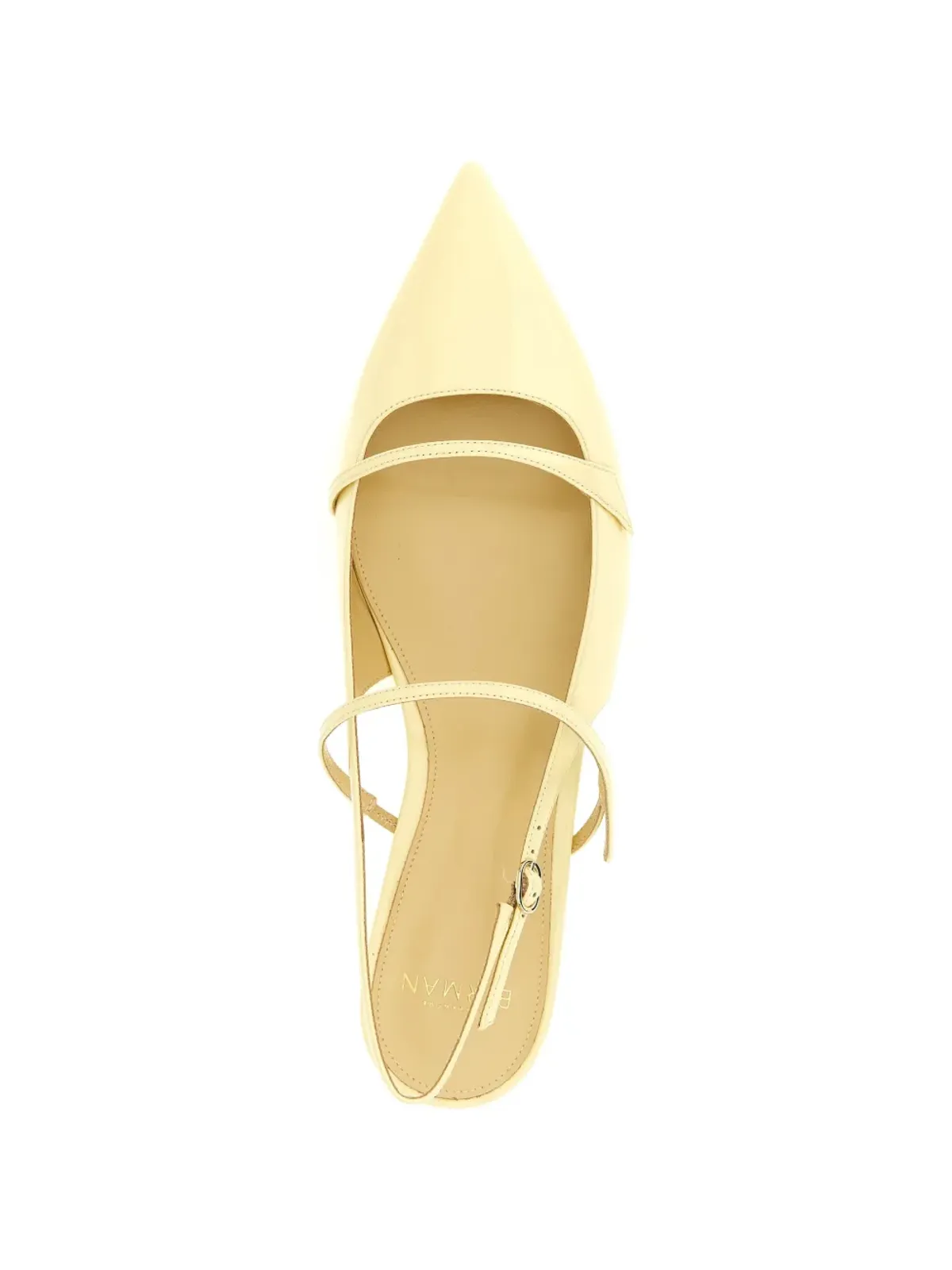 Alexandre Birman ティタ パテントレザー スリングバック フラット - 画像4