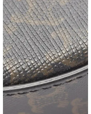 Celine Pre-Owned Triomphe コーティングキャンバス 丸型ストラップ付きクロスボディバッグ - ブラック - サムネイル2
