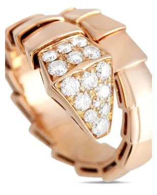 Bvlgari Pre-Owned snake-shape ring - Pink - サムネイル3