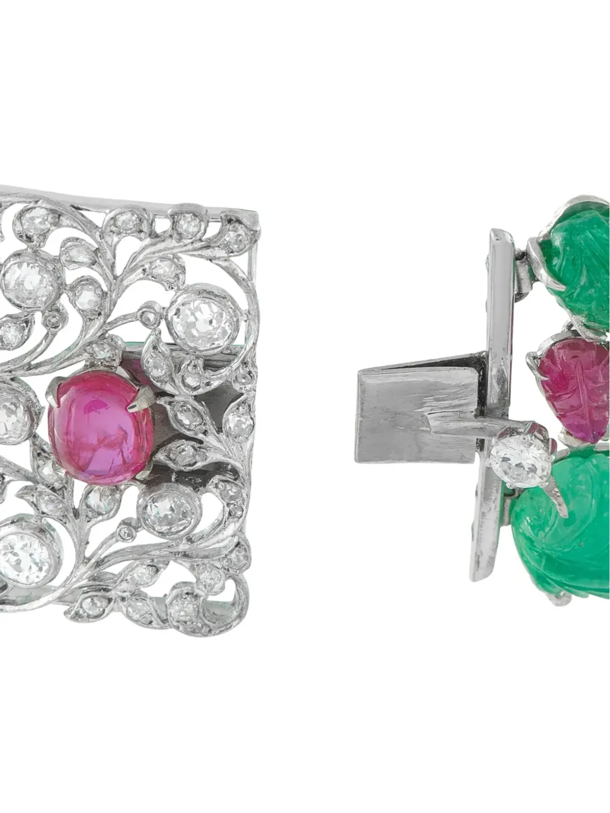 LB Exclusive diamond and ruby bracelet - Silver - 画像2