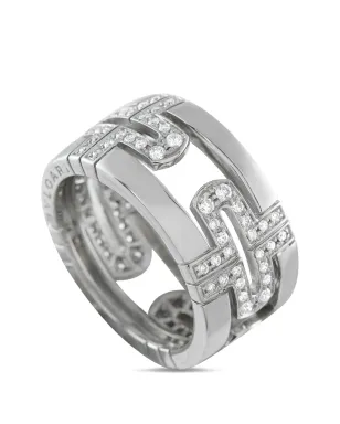 Bvlgari Pre-Owned Parentesi ダイヤモンドリング - Silver - サムネイル2