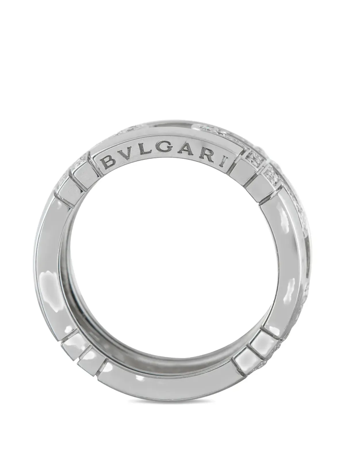 Bvlgari Pre-Owned Parentesi ダイヤモンドリング - Silver - 画像3