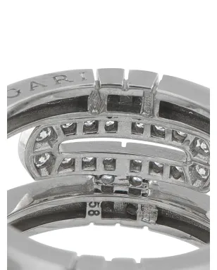 Bvlgari Pre-Owned Parentesi ダイヤモンドリング - Silver - サムネイル4