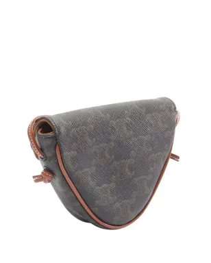 Celine Pre-Owned コーテッドキャンバス Triomphe Triangle クロスボディバッグ - サムネイル3
