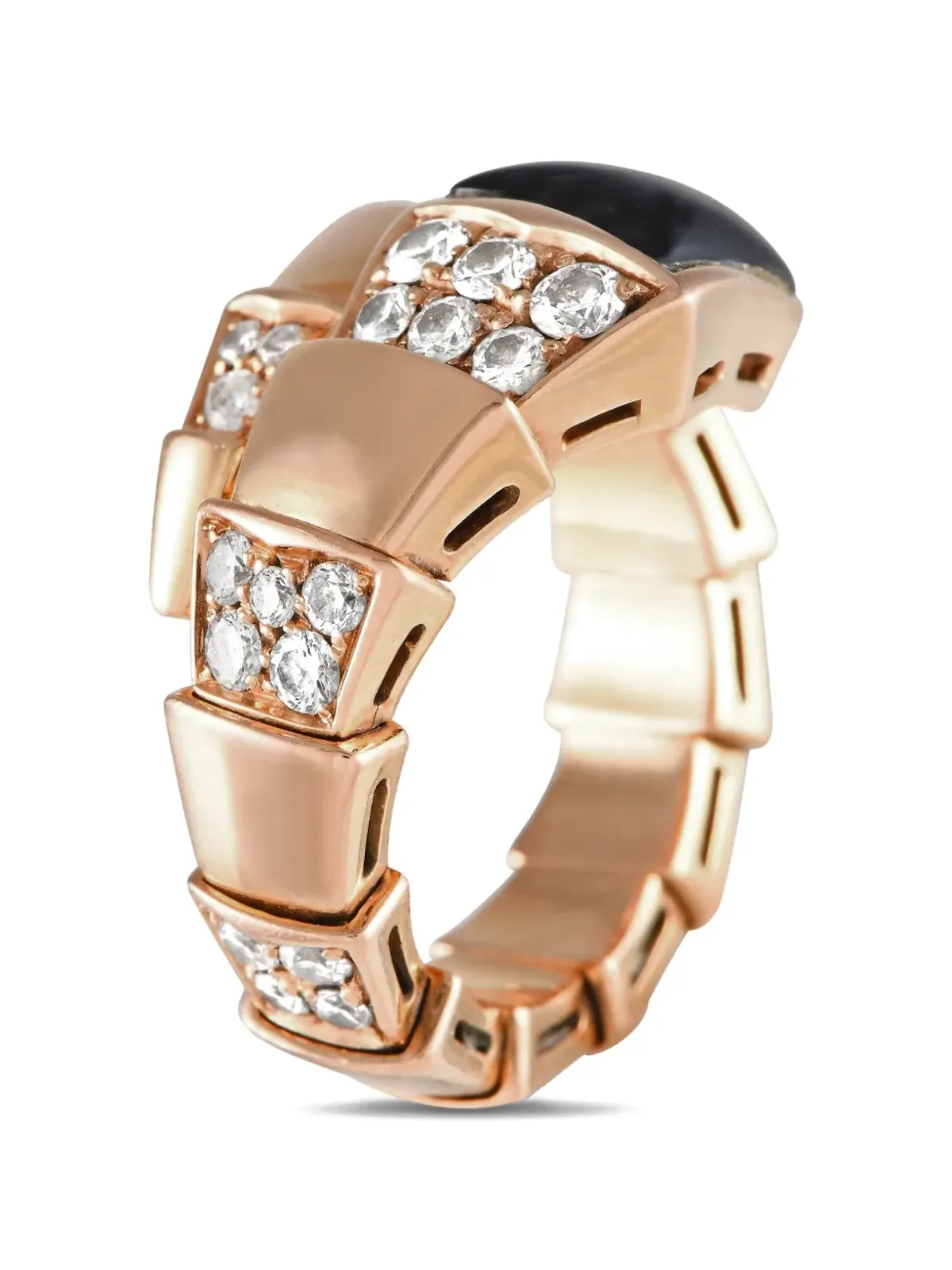 Bvlgari Pre-Owned Serpenti Viper diamond ring - Pink - 画像2