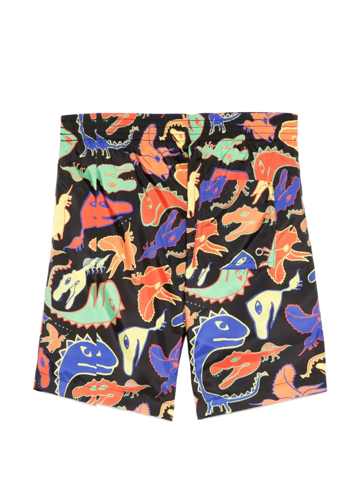 Marni Kids 恐竜プリントのスイムショーツ - 画像2