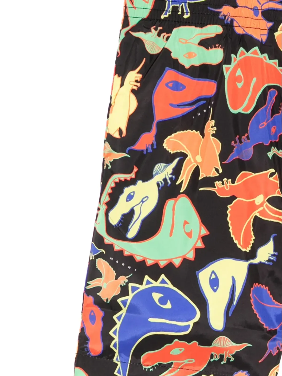 Marni Kids 恐竜プリントのスイムショーツ - 画像3