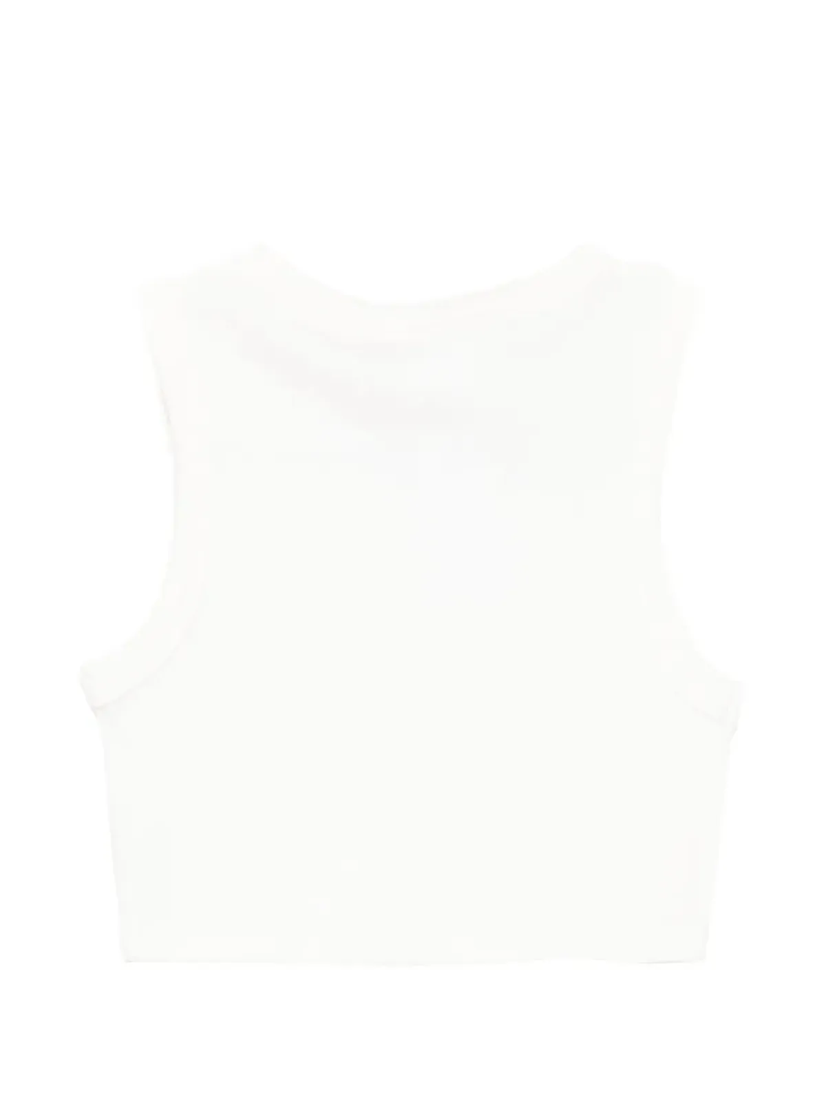 Chloé Kids ロゴパッチ ノースリーブ Tシャツ - 画像2