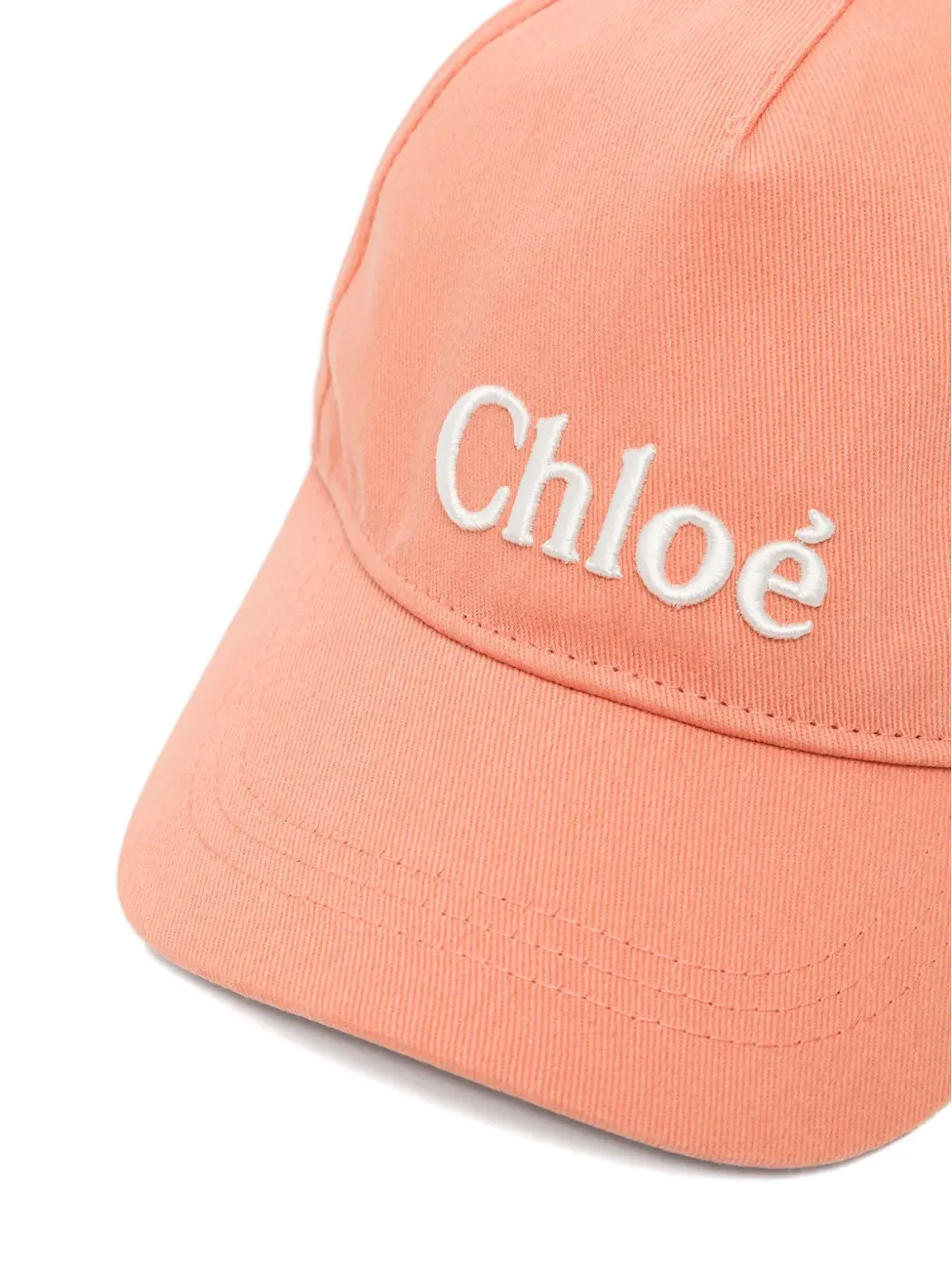Chloé Kids ロゴ刺繍キャップ - 画像3