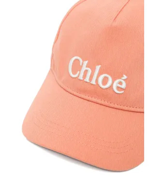 Chloé Kids ロゴ刺繍キャップ - サムネイル3