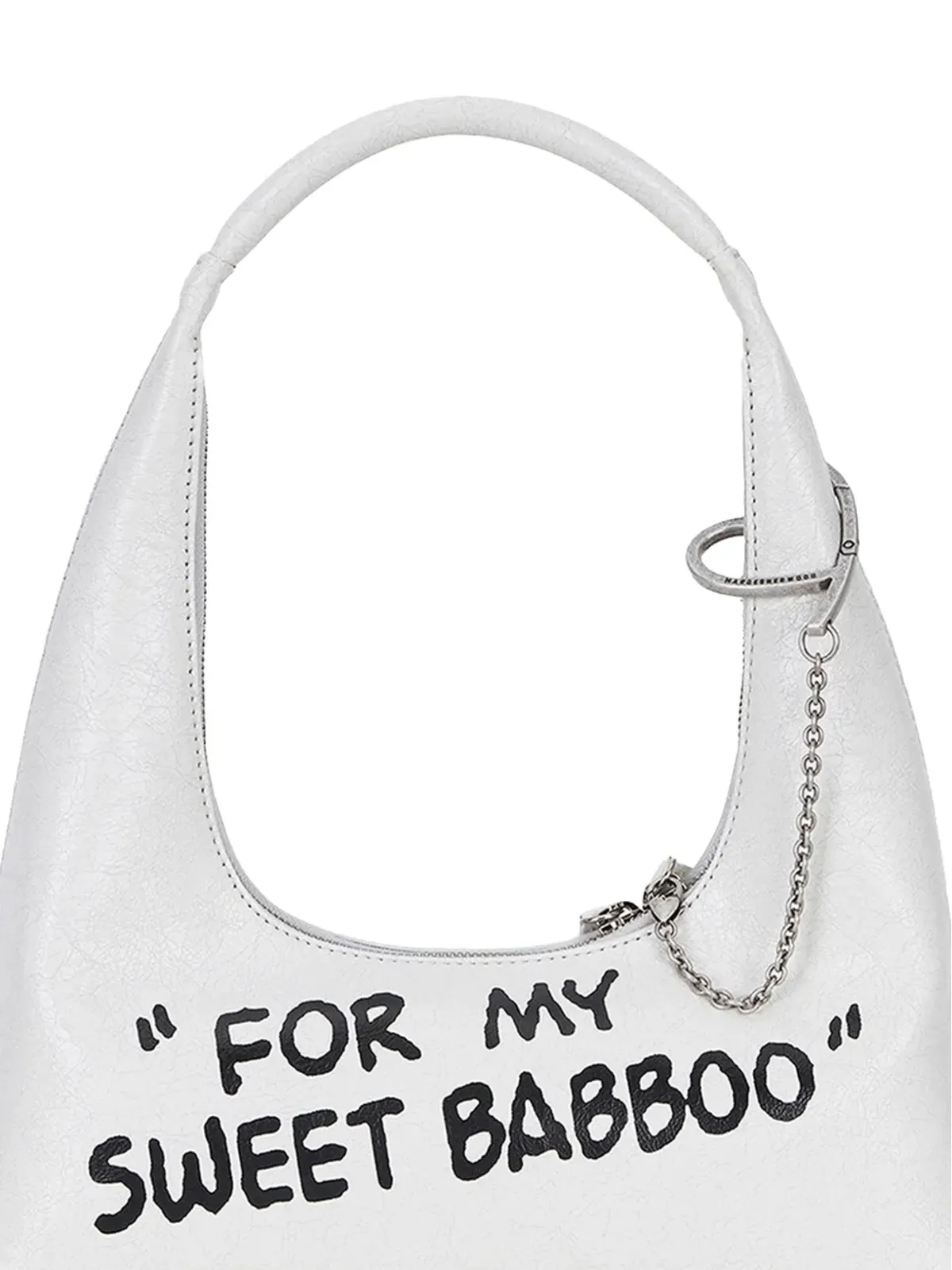 Marge Sherwood ひび割れレザー ショルダーバッグ - 画像2