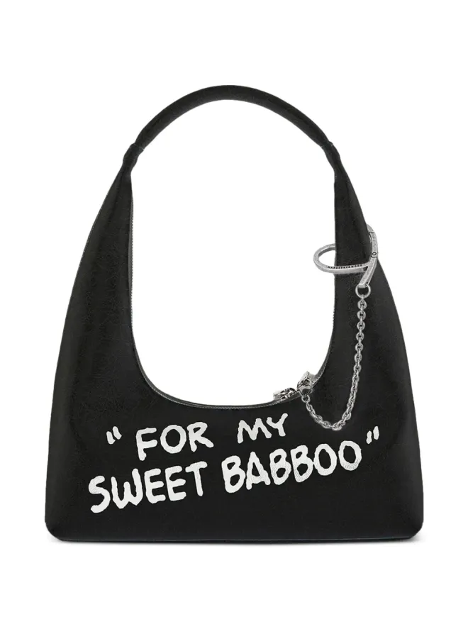 Marge Sherwood Marge Sherwood × Peanuts プリントレザーショルダーバッグの商品画像