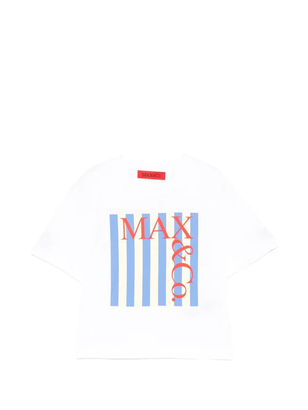 MAX&Co. Kids ストライプTシャツ - White - 画像1