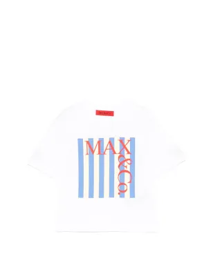 MAX&Co. Kids ストライプTシャツ - White - サムネイル1