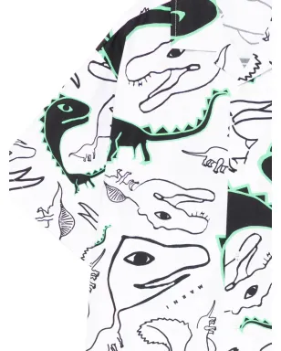 Marni Kids ダイノプリントシャツ - サムネイル3