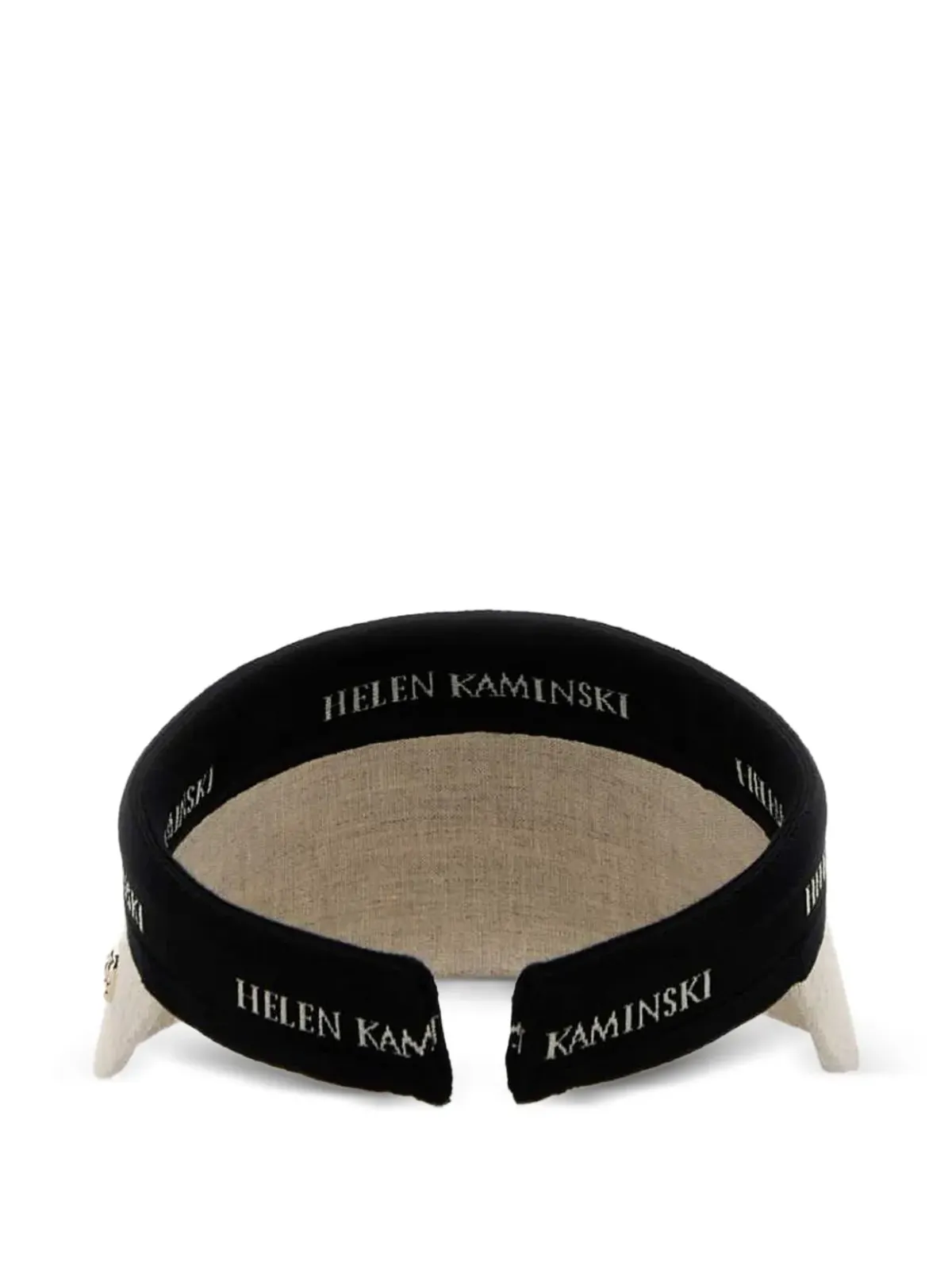 Helen Kaminski linen Brooke visor - 画像2