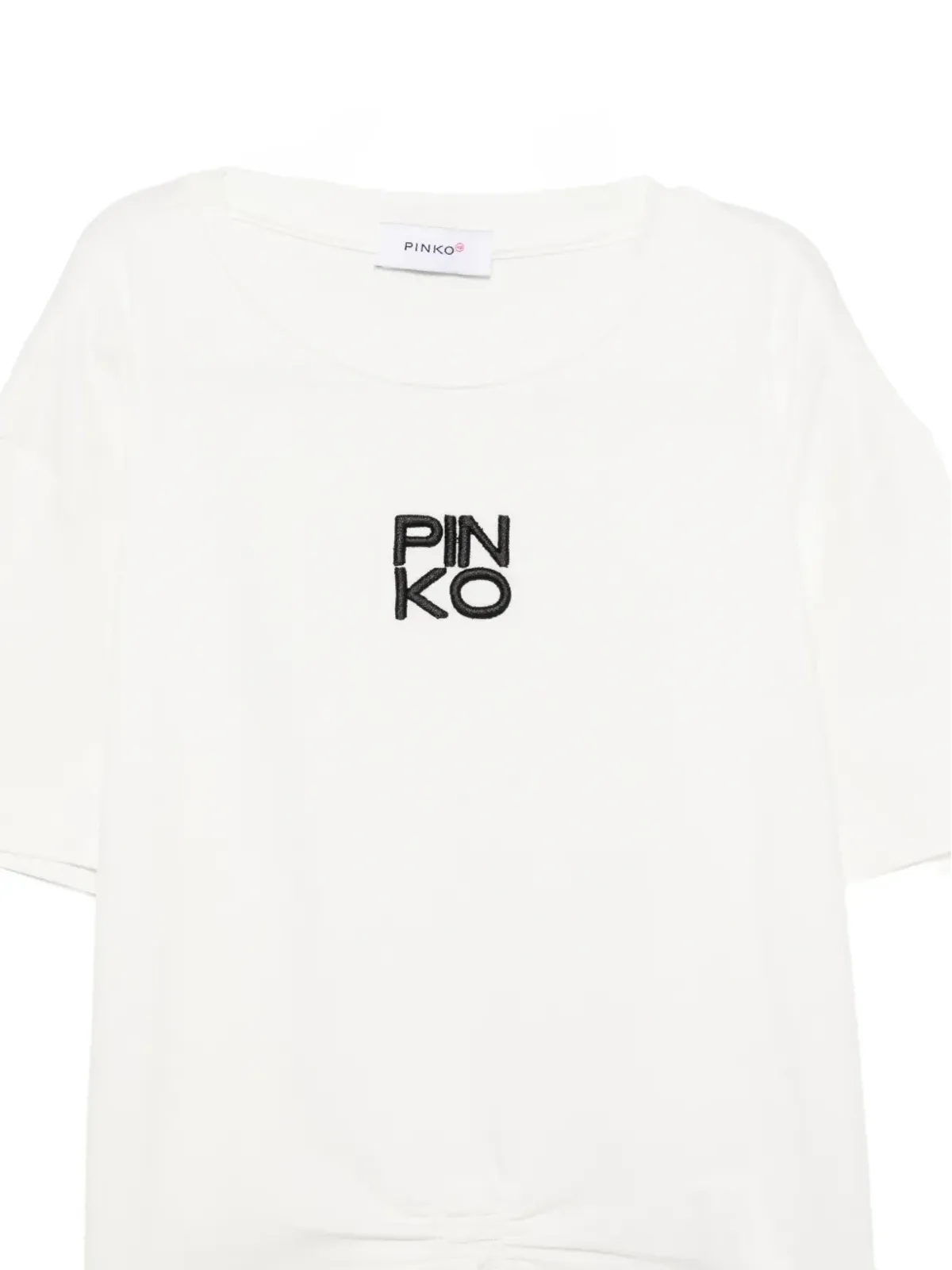 Pinko Kids ロゴ刺繍Tシャツ - 画像3