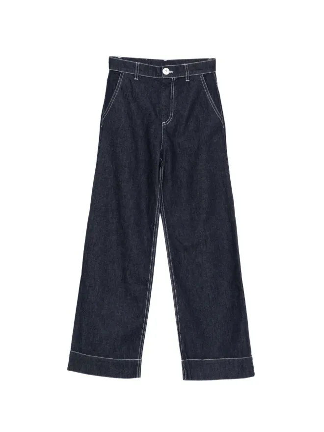 Elisabetta Franchi Kids Elisabetta Franchi Kids ボタン留めジーンズの商品画像