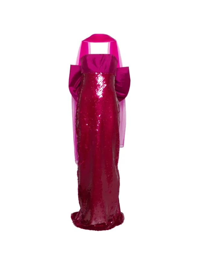 Marfil Barcelona Marfil Barcelona スパンコール付きマキシドレスの商品画像