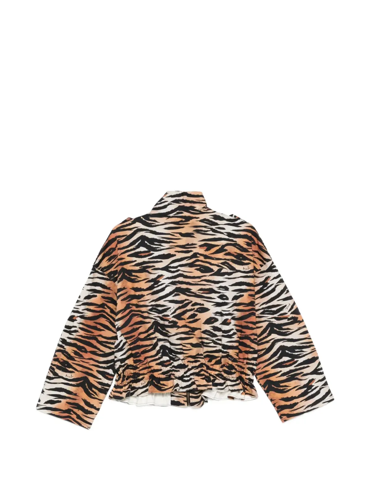 Pinko Kids 虎柄ジップファスナー付きジャケット - オレンジ - 画像2