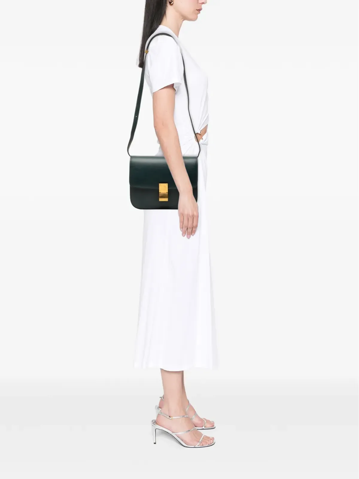 Celine Pre-Owned カーフスキン クラシック ボックス クロスボディ バッグ - グリーン - 画像2
