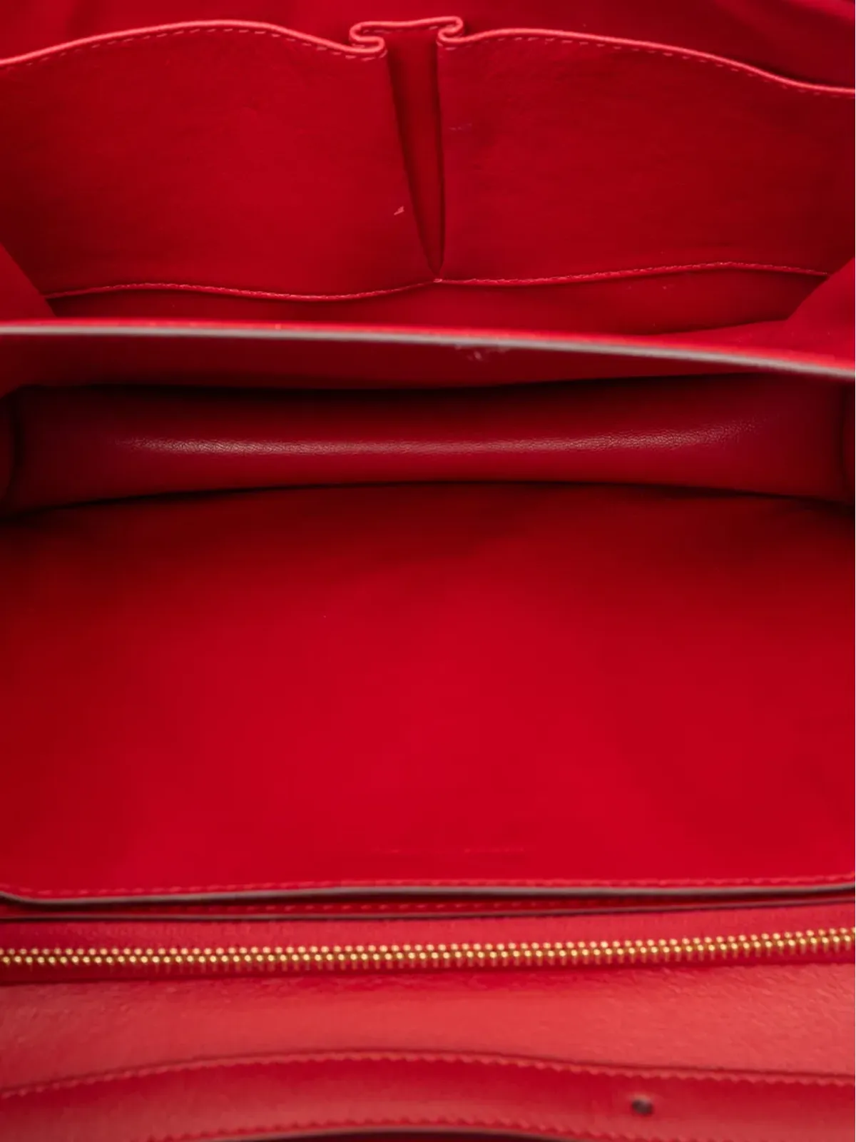 Celine ビンテージ クラシックボックス クロスボディバッグ - レッド - 画像5