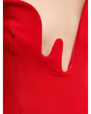Bardot ロザリン ストラップレスVネック ミディドレス - サムネイル5