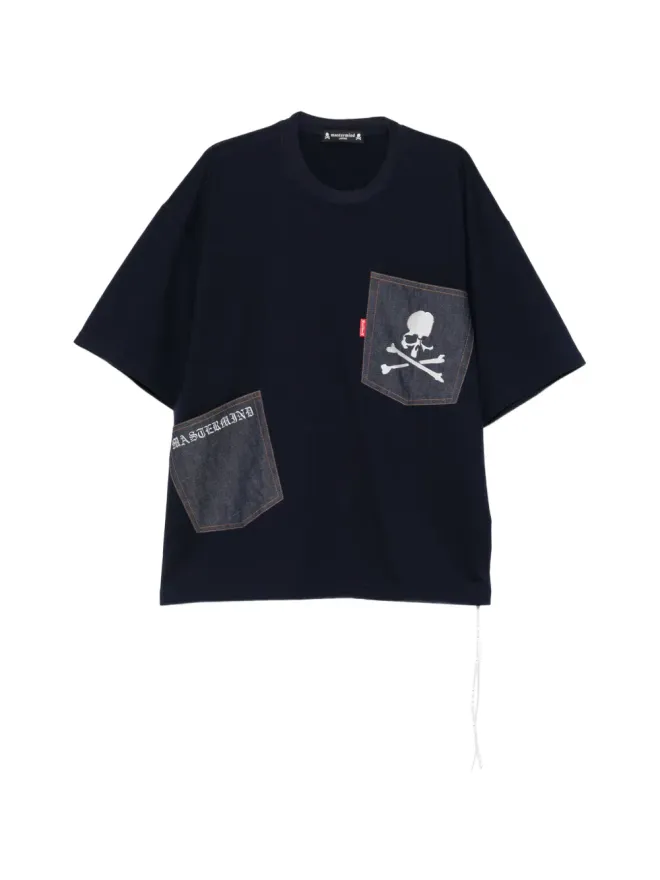 mastermind JAPAN Mastermind Japan ロゴアップリケTシャツ - Blueの商品画像