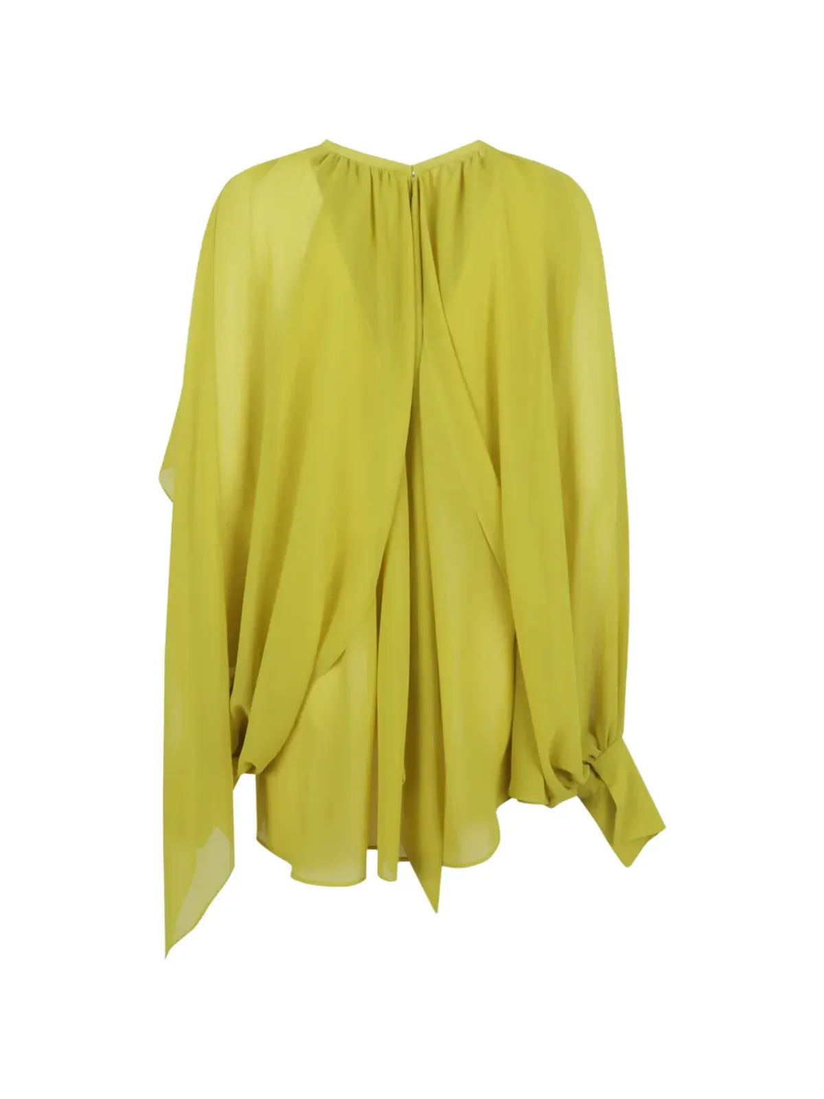 Gianluca Capannolo gathered draped top - Yellow - 画像2