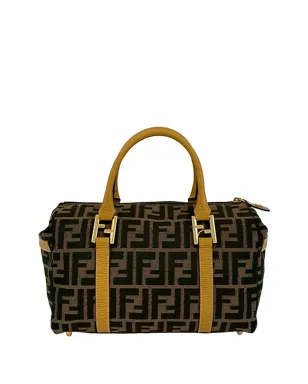 Fendi ビンテージ Zucca Canvas サッチェル（ブラウン） - サムネイル3