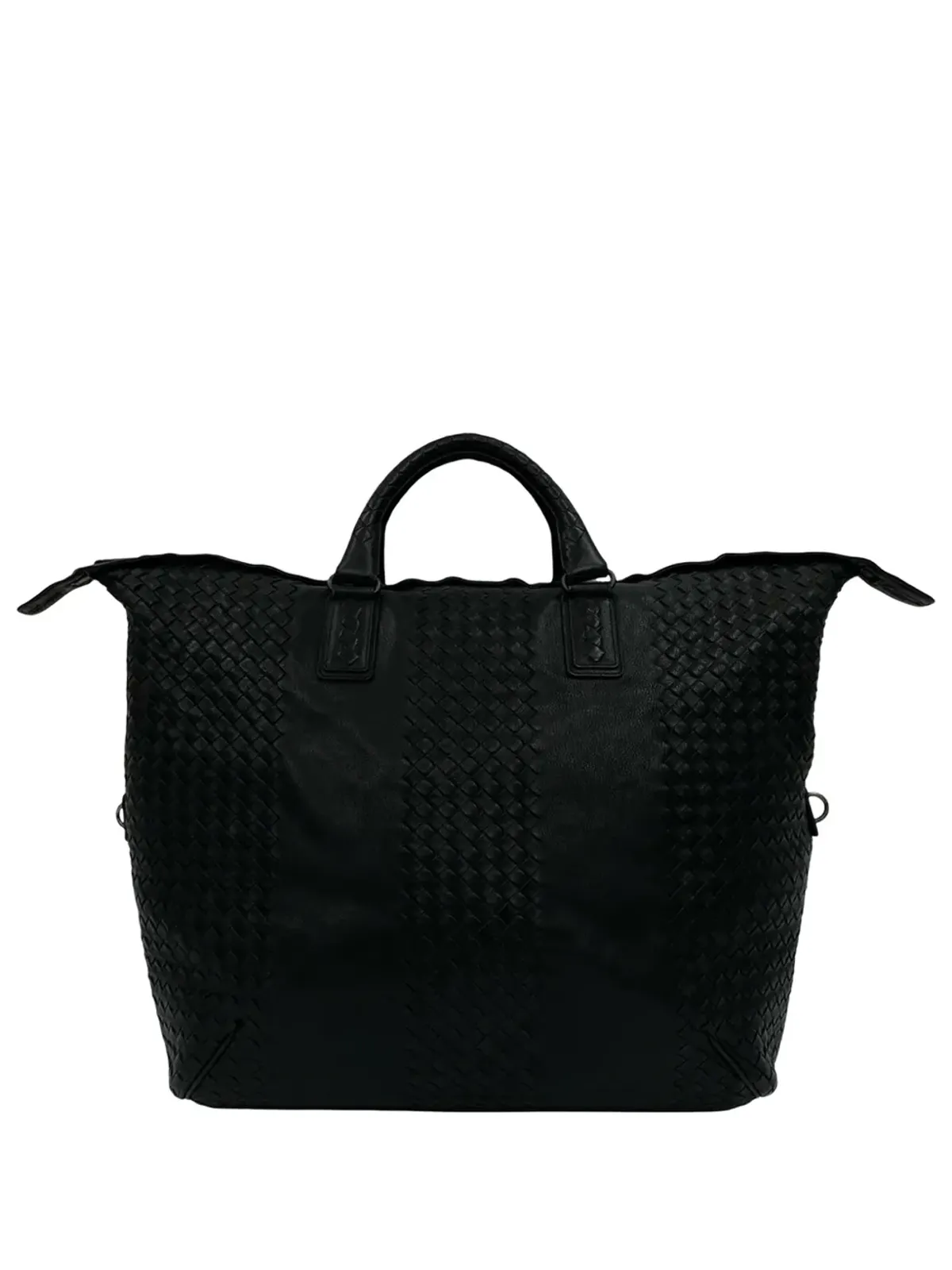 Bottega Veneta イントレチャート・トリム付きナパレザーのトラベルバッグ - 画像1