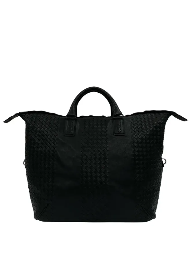 Bottega Veneta Pre-Owned Bottega Veneta イントレチャート・トリム付きナパレザーのトラベルバッグの商品画像