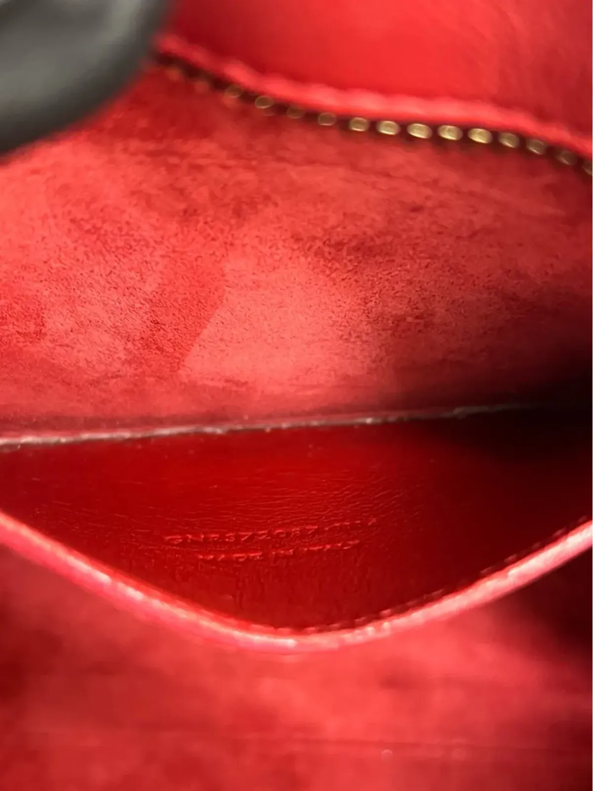 Saint Laurent Pre-Owned ベビー レザー モノグラム Cabas サッチェル - レッド - 画像5