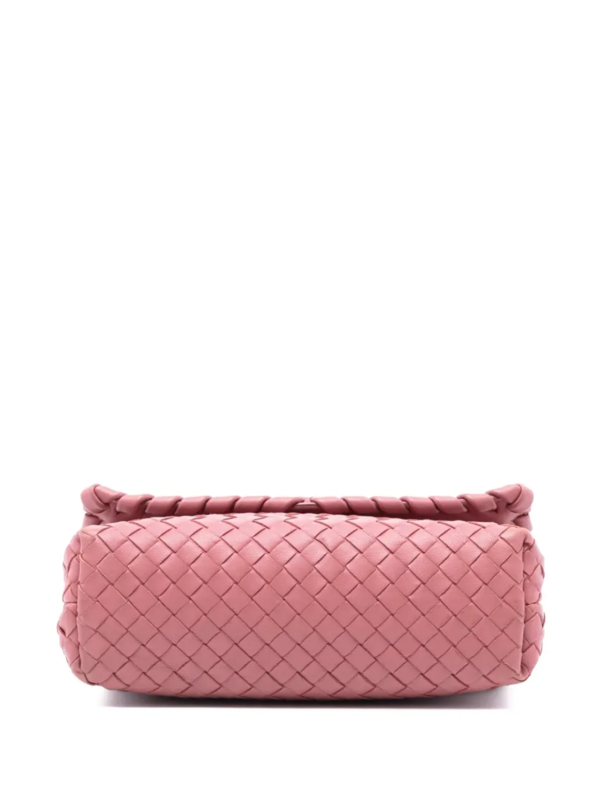 Bottega Veneta ビンテージ 2012-2026 Baby Nappa Intrecciato Olimpia クロスボディバッグ - ピンク - 画像4