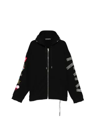 Mastermind Japan 刺繍パッチ付きジップアップフーディ - サムネイル1