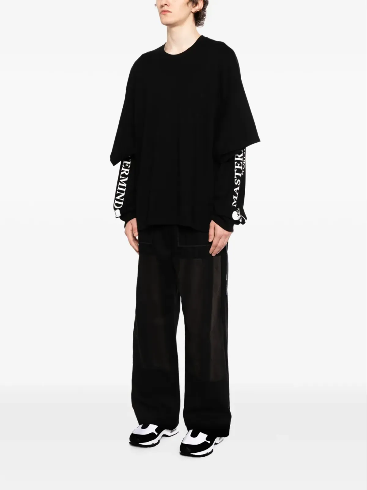 Mastermind World ロゴ入りダブルスリーブTシャツ - 画像3
