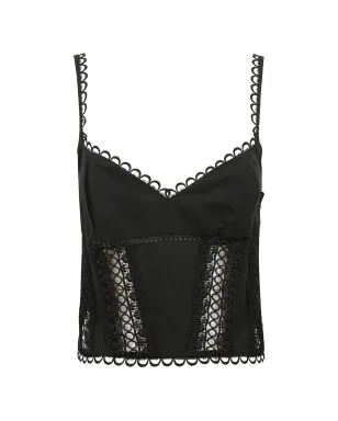 Charo Ruiz Ibiza ポピー スカラップトリムトップ - サムネイル1