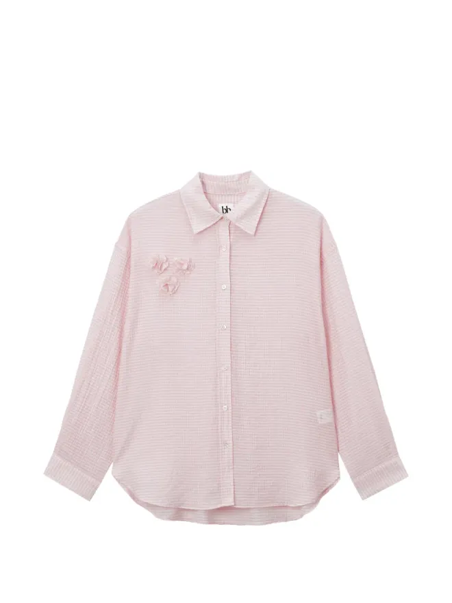 b+ab b+ab 花柄アップリケシャツの商品画像